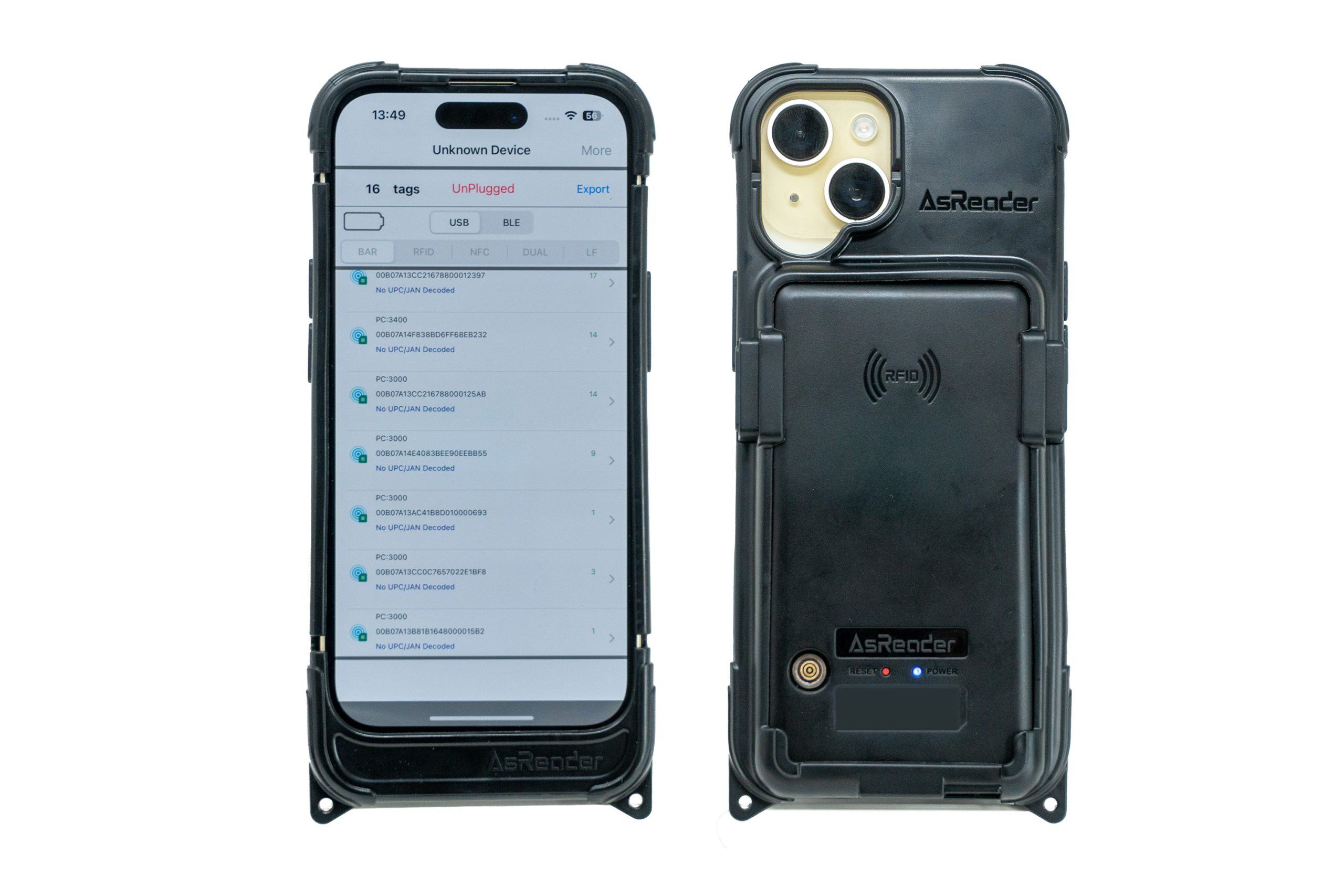 【新製品情報】スマートフォン用カバーケース型UHF帯 RFIDリーダー「ASR-M30S」を2025年10月より発売 ~壊れたRFIDタグを容易に発見できる新サービス「FIND AsCode」も同時リリース~